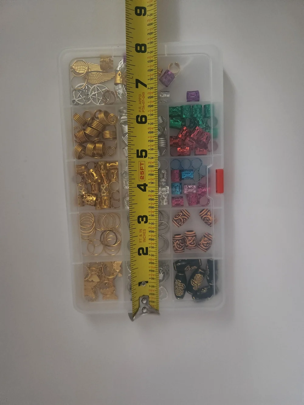 Ultimate Hair Braiding Jewelry Kit - Beads, Cuffs, Rings & Charms in Organizer